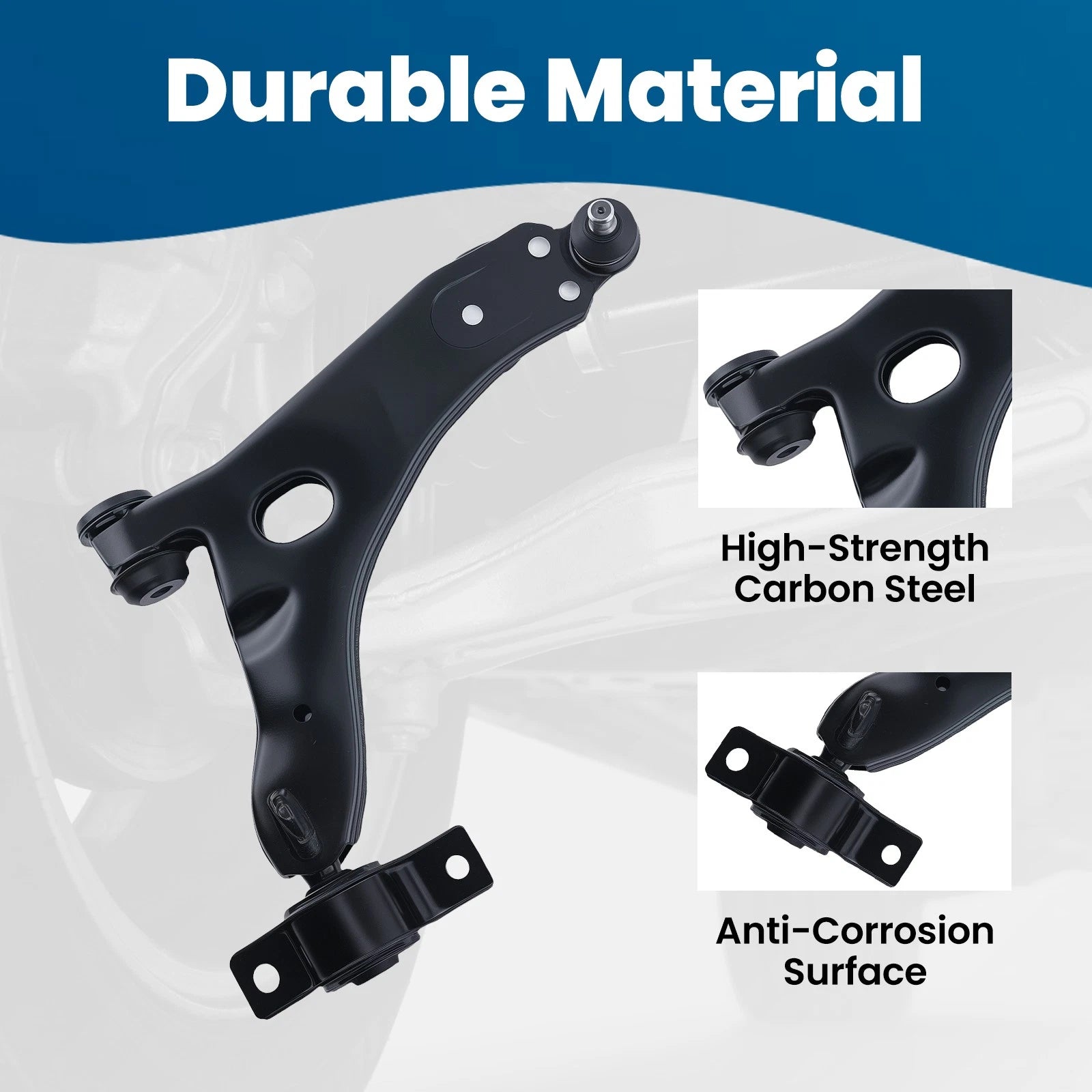 2PC Front Lower Control Arm Set for Ford Focus (2000–2004)