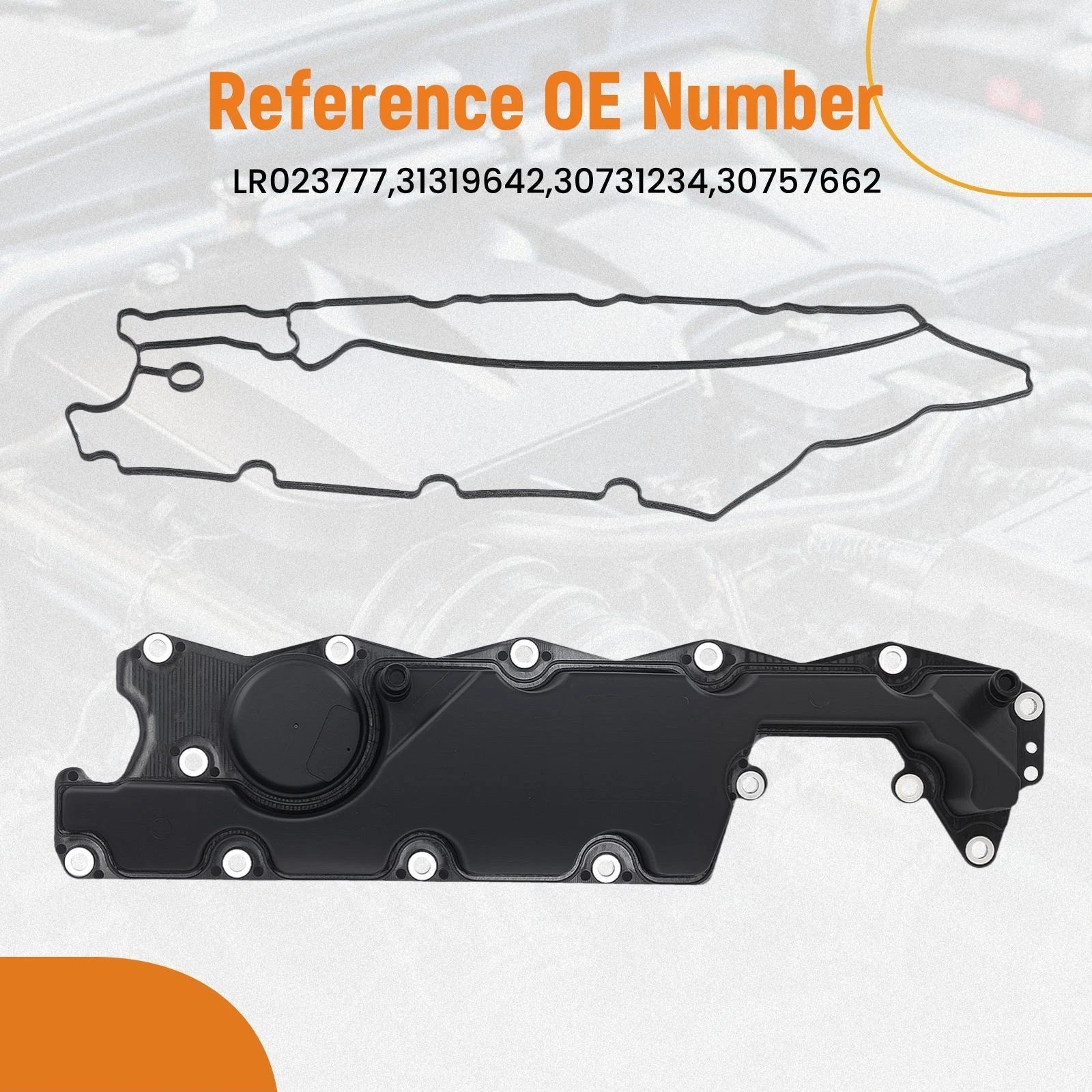Valve Cover Set Oil Trap with Gasket for Volvo XC60 XC70 XC90 S80 V70 (2012–2015)