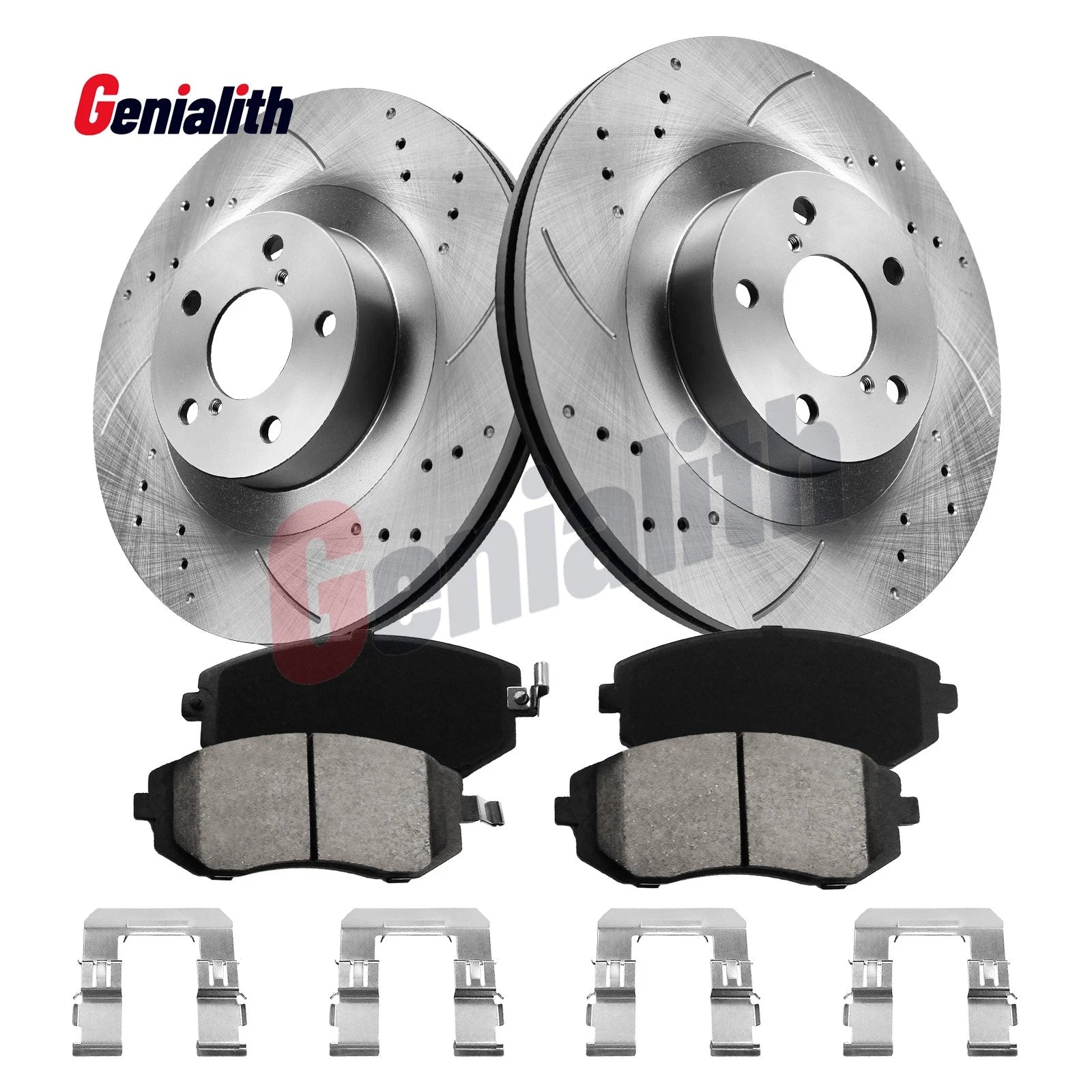 Front Drilled Brake Rotors Pads Kit for Subaru Outback Forester Legacy Impreza