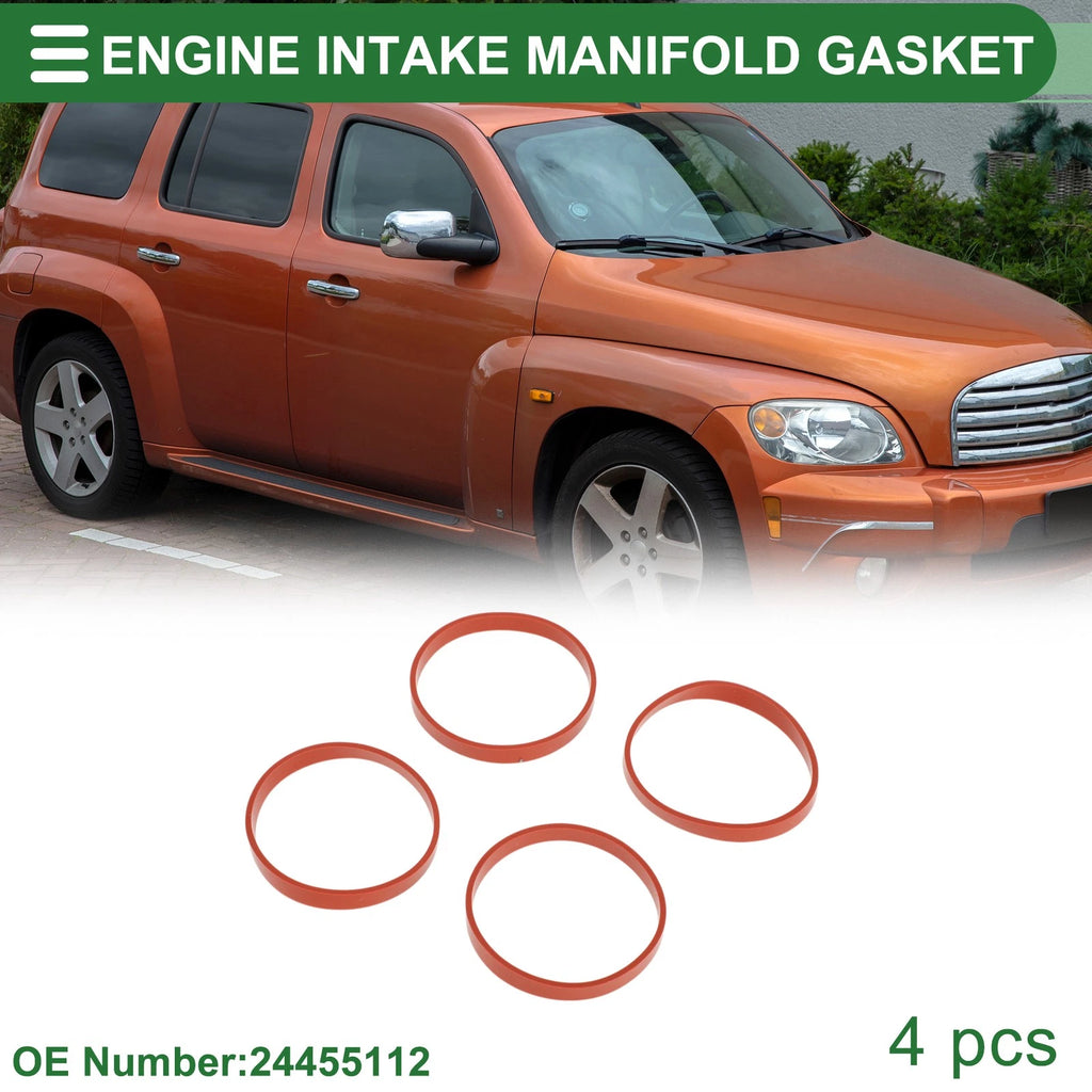 Set of 4 Engine Intake Manifold Gaskets for Chevrolet HHR (2005–2011) No. 24455112