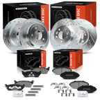 Drilled Brake Rotors & Ceramic Pads for Ford Crown Victoria (1992–2011)