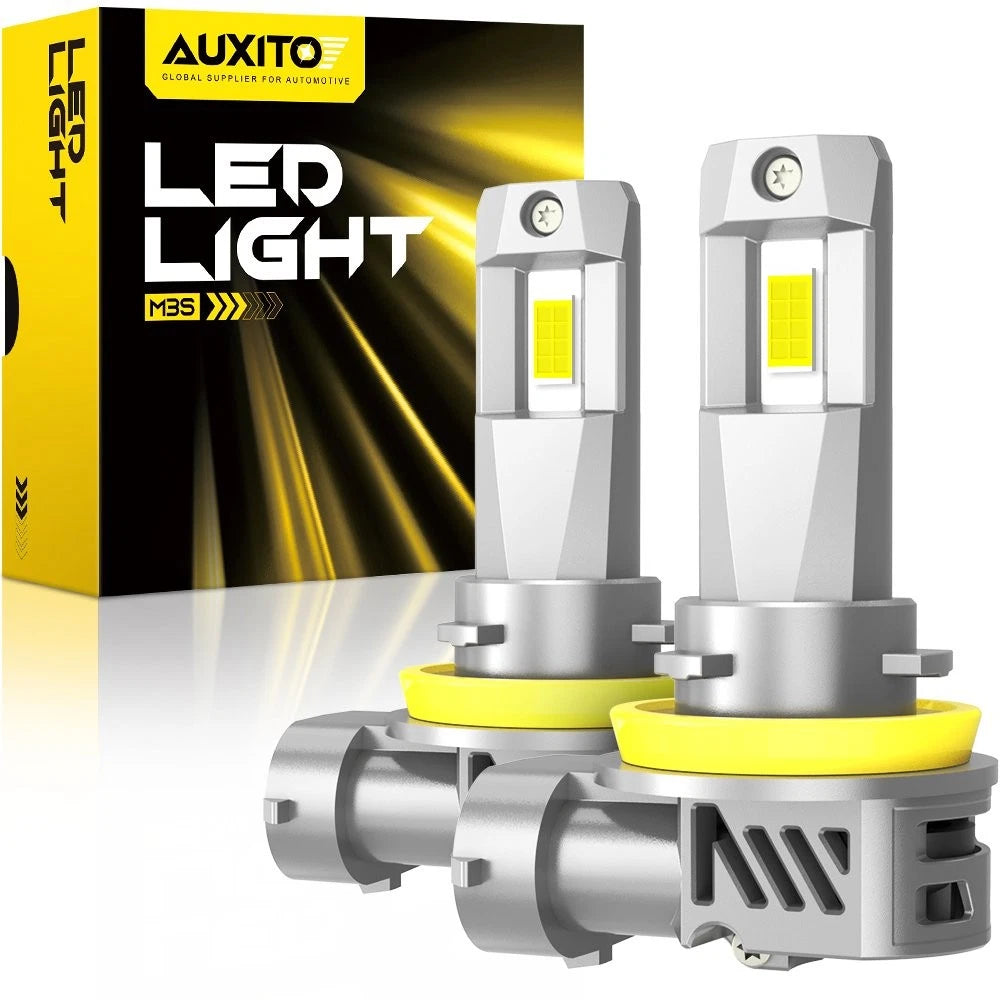 2X H11 LED Headlight Kit for AUXITO (6500K, 30000LM)