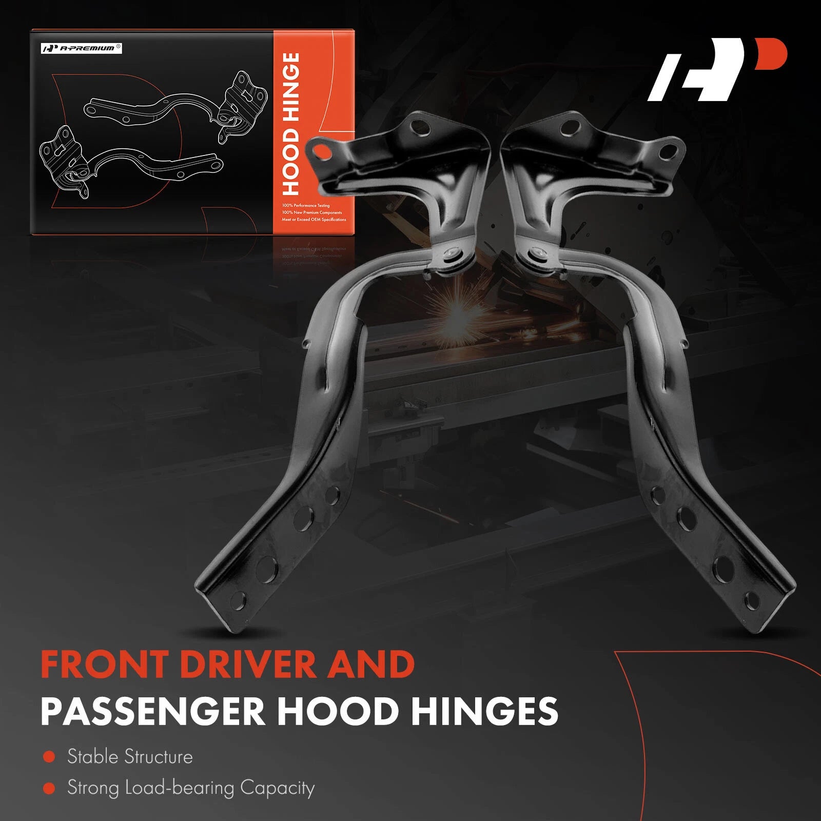 2Pcs Hood Hinge for Honda CR-V (2017-2022)