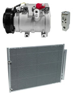 AC Compressor Kit with Condenser for Toyota Sienna 3.3L (2004–2010)