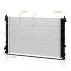 Aluminum Core Cooling Radiator for Mazda MPV (2002–2006) DPI-2456