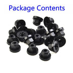 Plastic Nut with Ring for BMW E46 E60 E90 E91 X3 (4.5mm Hole)