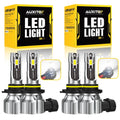 Set of 4 AUXITO 9005 9006 LED Headlight Kit Bulbs Hi Low Beam (Fits Various)