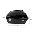 Chopped Trunk Pad & Mount Rack for Harley Touring Road King Glide (1997–2008)