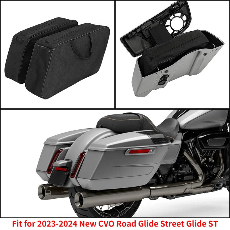 Saddlebags Inner Bags for Harley CVO Street Road Glide (2023–2024) Black