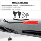 9pcs Wiper Washer Nozzle Spray Jet Kit 86636FG051 for Subaru Impreza (2008–2014)