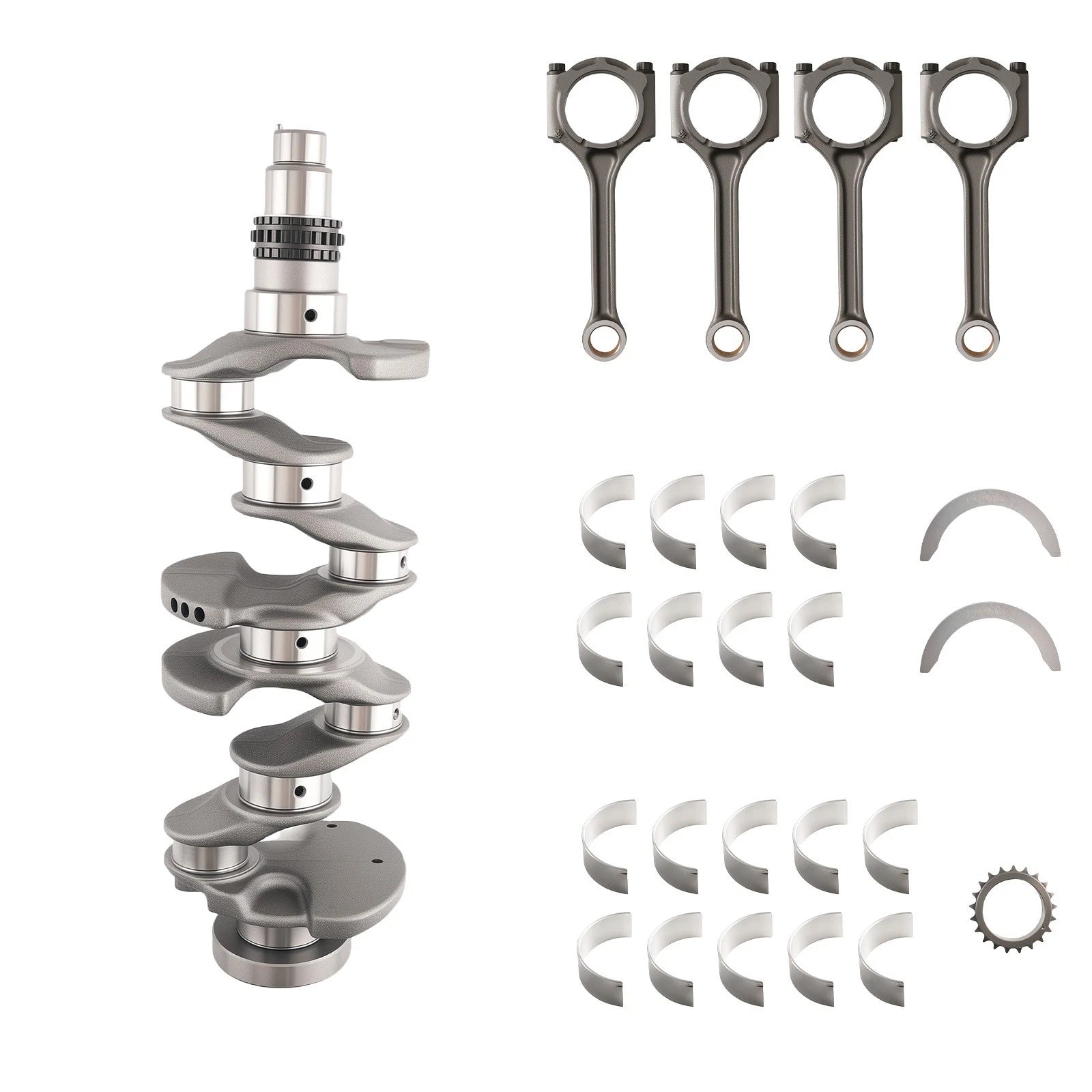 Crankshaft with Rods and Bearings Kit for Hyundai Elantra Forte (2019–2021)