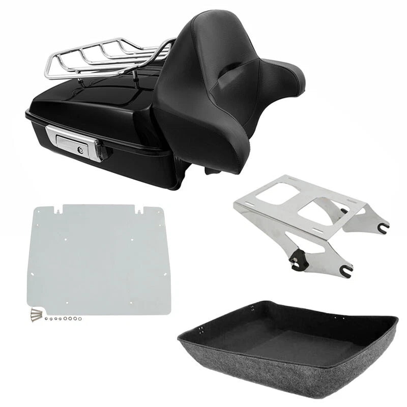 Chopped Trunk Backrest Rack for Harley Touring Electra Street Glide (2014–2026)