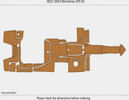 EVA Foam Cockpit Flooring Mat for Monterey 255 SS (2022)