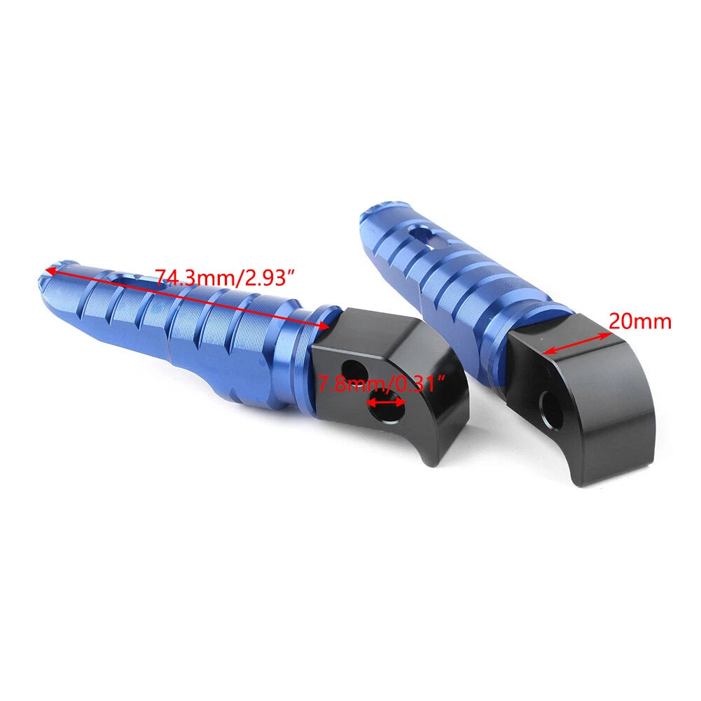 Passenger Rear Footpeg Footrest for Yamaha YZF-R1 R6 FZ-07 FZ-09 MT-07 MT-09 (2015–2023)
