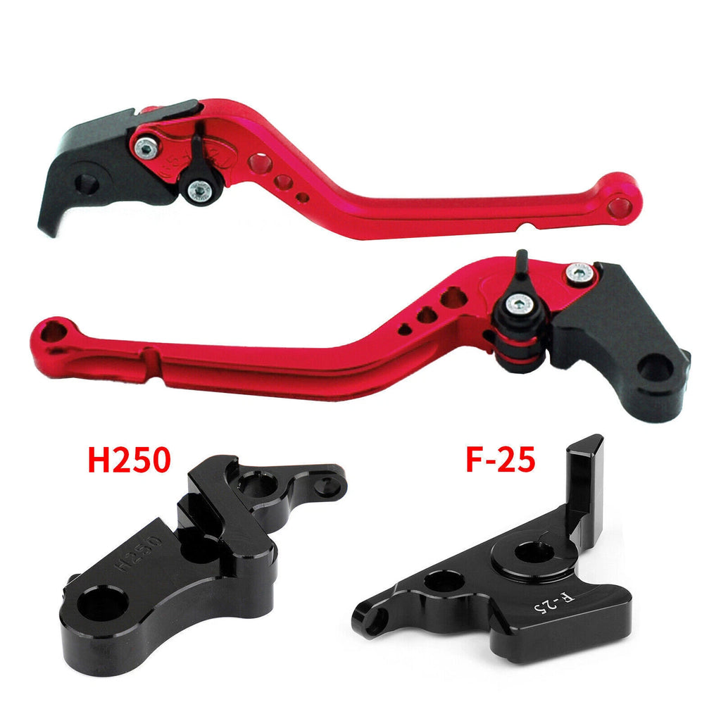 Red Long Clutch Brake Lever for Honda CBR500R (2013–2015), CBR300RR, CB300F (2014–2016) T9