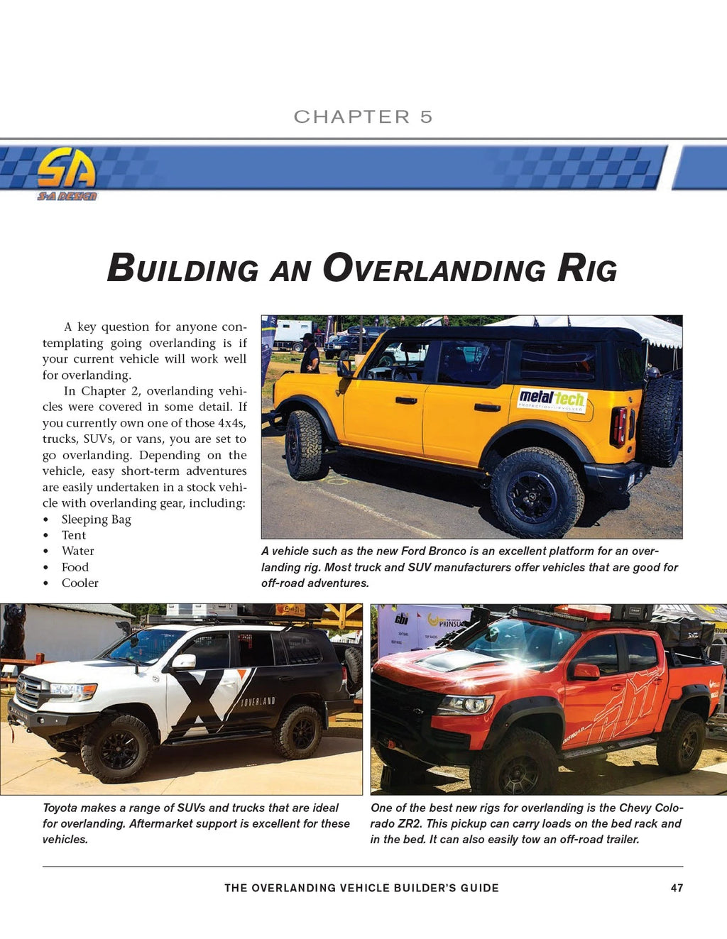 Overlanding Vehicle Builder’s Guide for Universal 