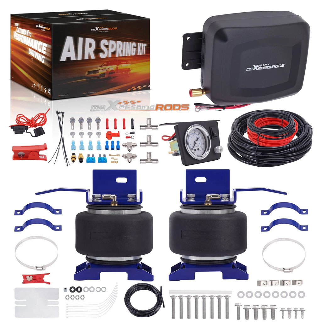 Air Suspension Springs + Compressor Kit for Chevy Express 2500 3500 (1996–2023)