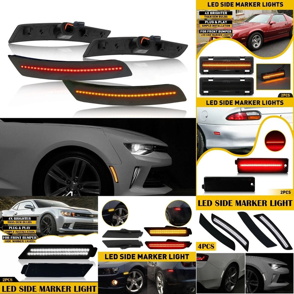 LED Rear/Front Bumper Marker Lights for Ford Mustang (H)