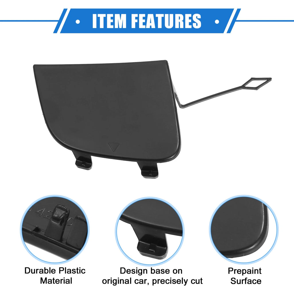 Tow Hook Eye Hole Cover Cap for Mercedes-Benz GLA 250 (2015–2020) Black