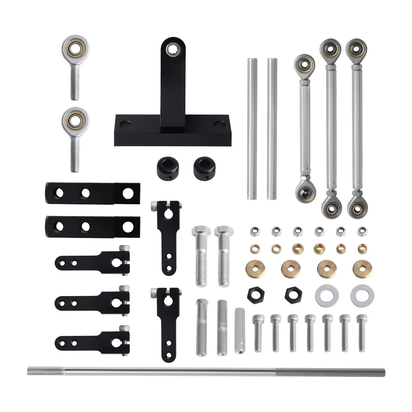 Dual Side Mount Carb Linkage Assembly for Blower & Tunnel Ram (YYYY–YYYY)