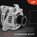 Alternator for Nissan GT-R (2009–2021) 150A 12V 7-Groove Pulley