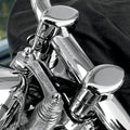 Springer Handlebar Riser Kit for Harley Big Buffalo (1.5", Chrome)