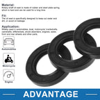 Set of 5 Oil Seal Rotary Shaft Seal Nitrile Rubber 25x41.25x7mm