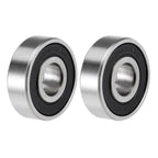 Set of 2 S6201-2RS Deep Groove Ball Bearings 12x32x10mm Double Sealed