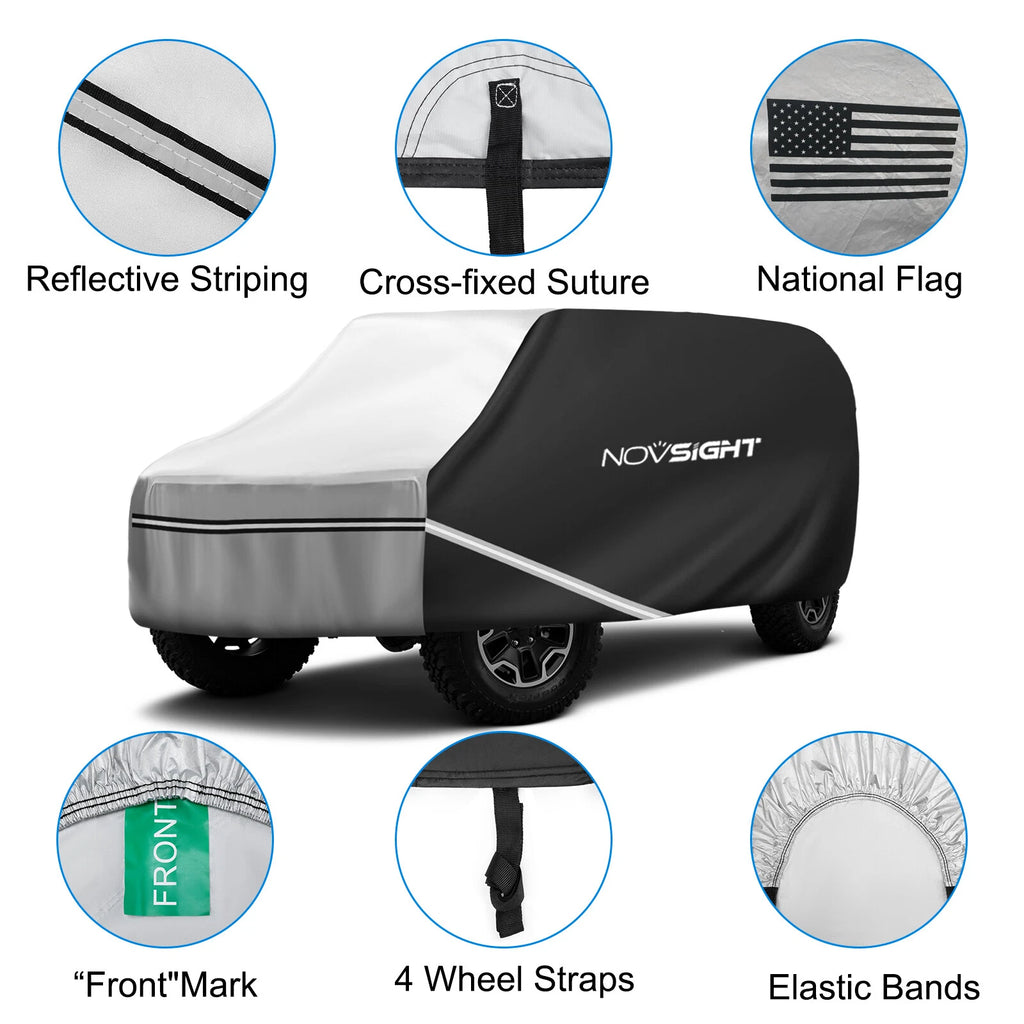 SUV Cover Waterproof UV Protection for Jeep Wrangler JK JKU (2007–2023)