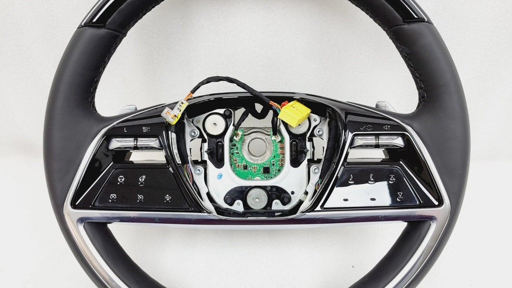 Steering Wheel for Cadillac Escalade (2025–2026) Black w/Chrome Paddle Shifters 85788706