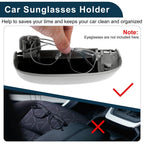 Sunglasses Case for Honda Civic (2016–2023) Eyeglasses Holder Dark Grey