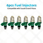 6PCS Fuel Injector for Suzuki Grand Vitara SQ625 H25A 2.5L V6 (1998–2005)