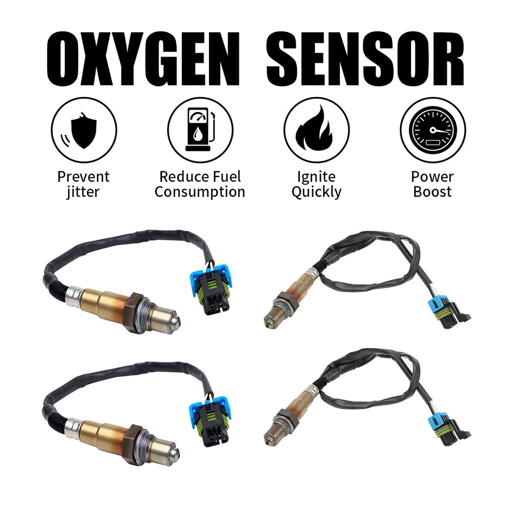 4X Oxygen O2 Sensors for Chevy Equinox (2013–2017) Impala Limited (2014–2016)
