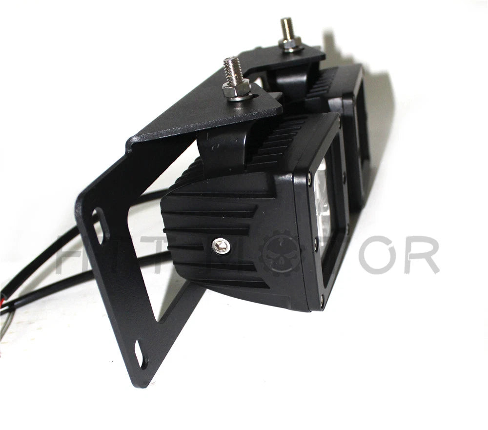 Set of 2 LED Pod Foglight Location Brackets for Dodge RAM 2500 3500 (2010–2018)