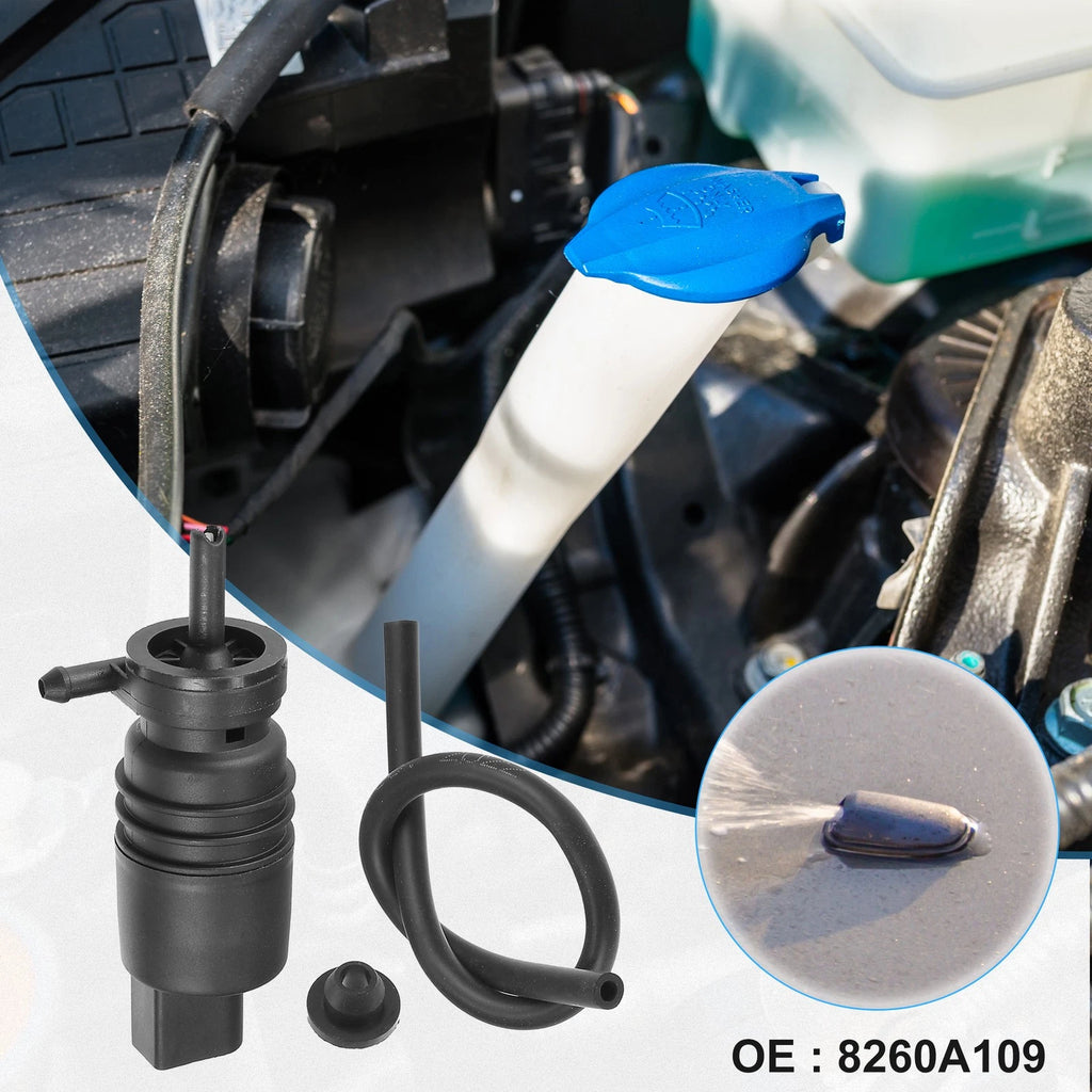 Set of 1 Windshield Washer Motor Pump 8260A109 for Mitsubishi Lancer (2002–2007)