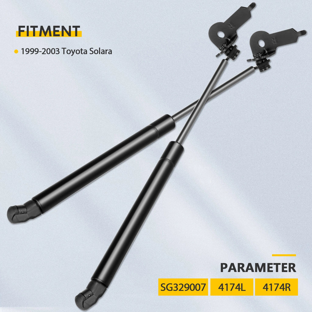 2X Front Hood Lift Supports for Toyota Solara (1999–2003)