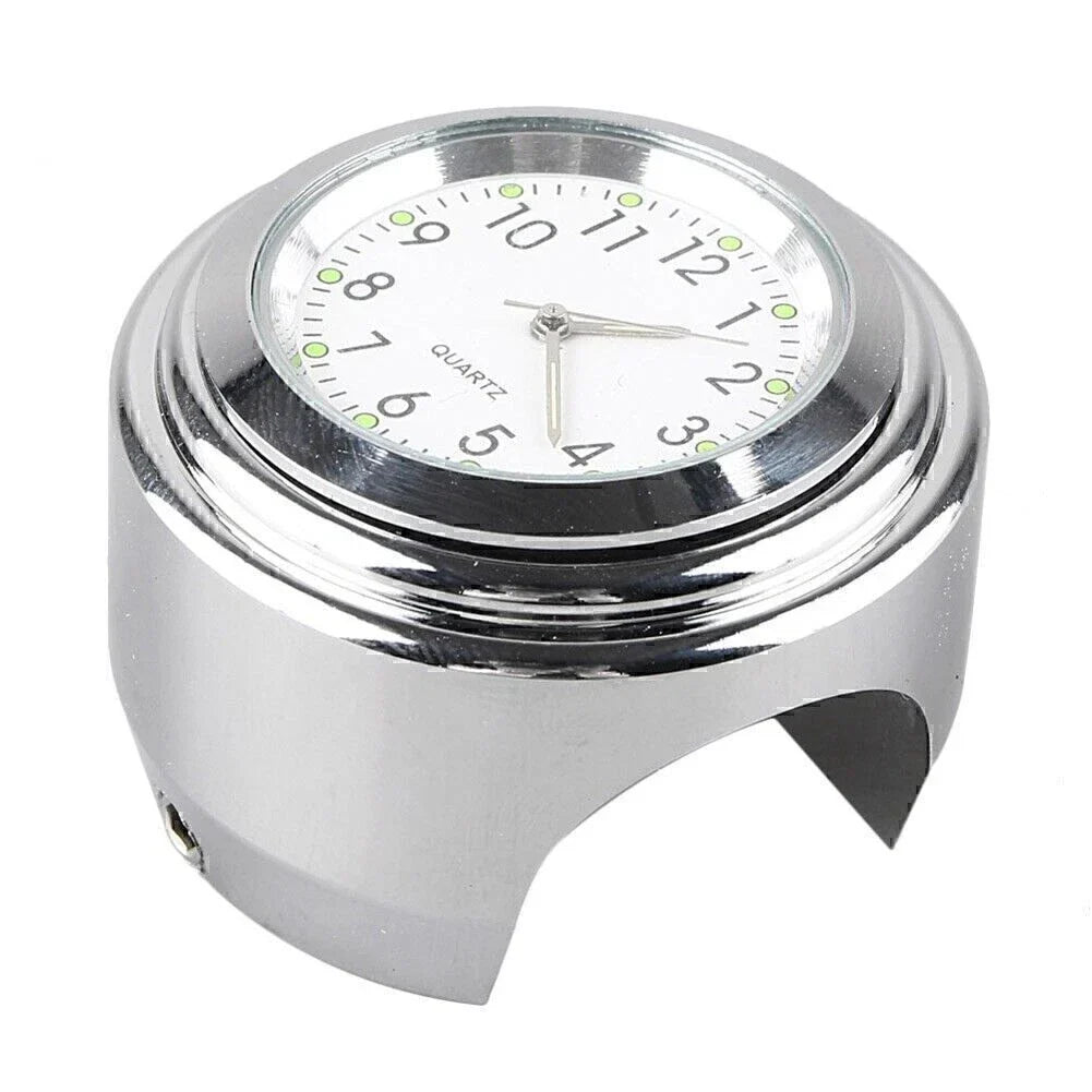 Digital Clock Time Gauge for Mini Motorcycle 7/8" Handlebar Mount (N/A)