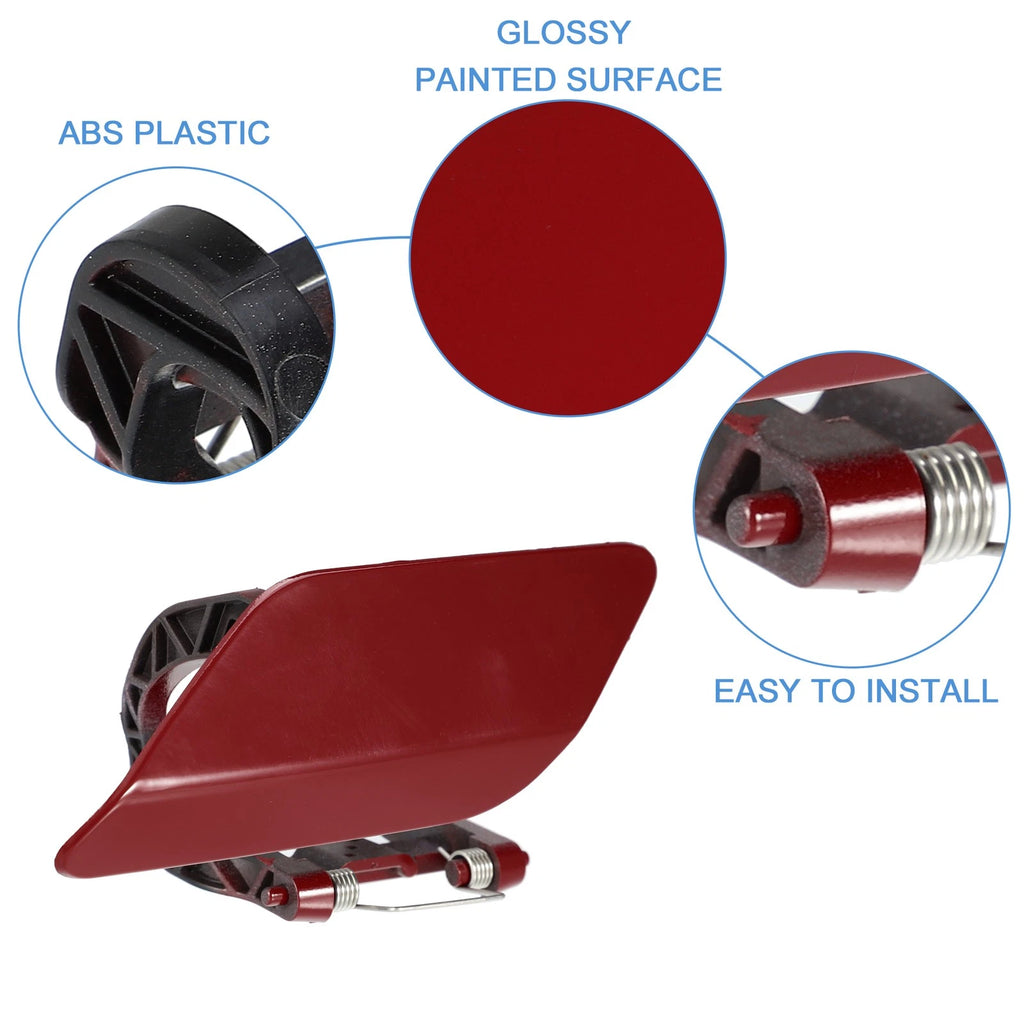 Left Front Washer Nozzle Cover for Mercedes Benz E Class (2010–2016) No.A2128600108 Red