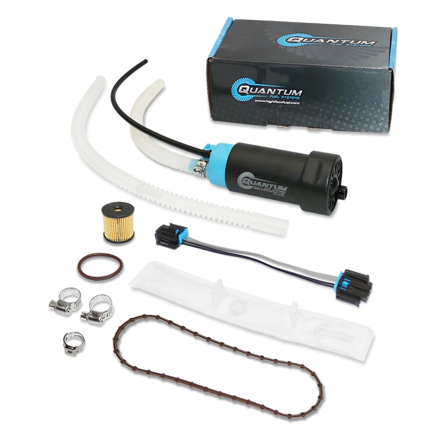 QFS Fuel Pump + Gasket + Filter for Harley Davidson FLHT/P/R/C (2008–2024) 75076-08B