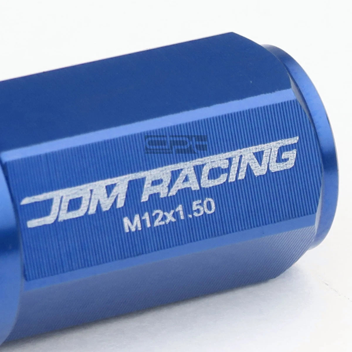 20 PCS M12X1.5 53MM Tall Blue Aluminum Lug Nuts with Caps + Adapter
