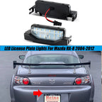 2X SMD LED Number Plate Lights for Mazda RX-8 (2004–2012)