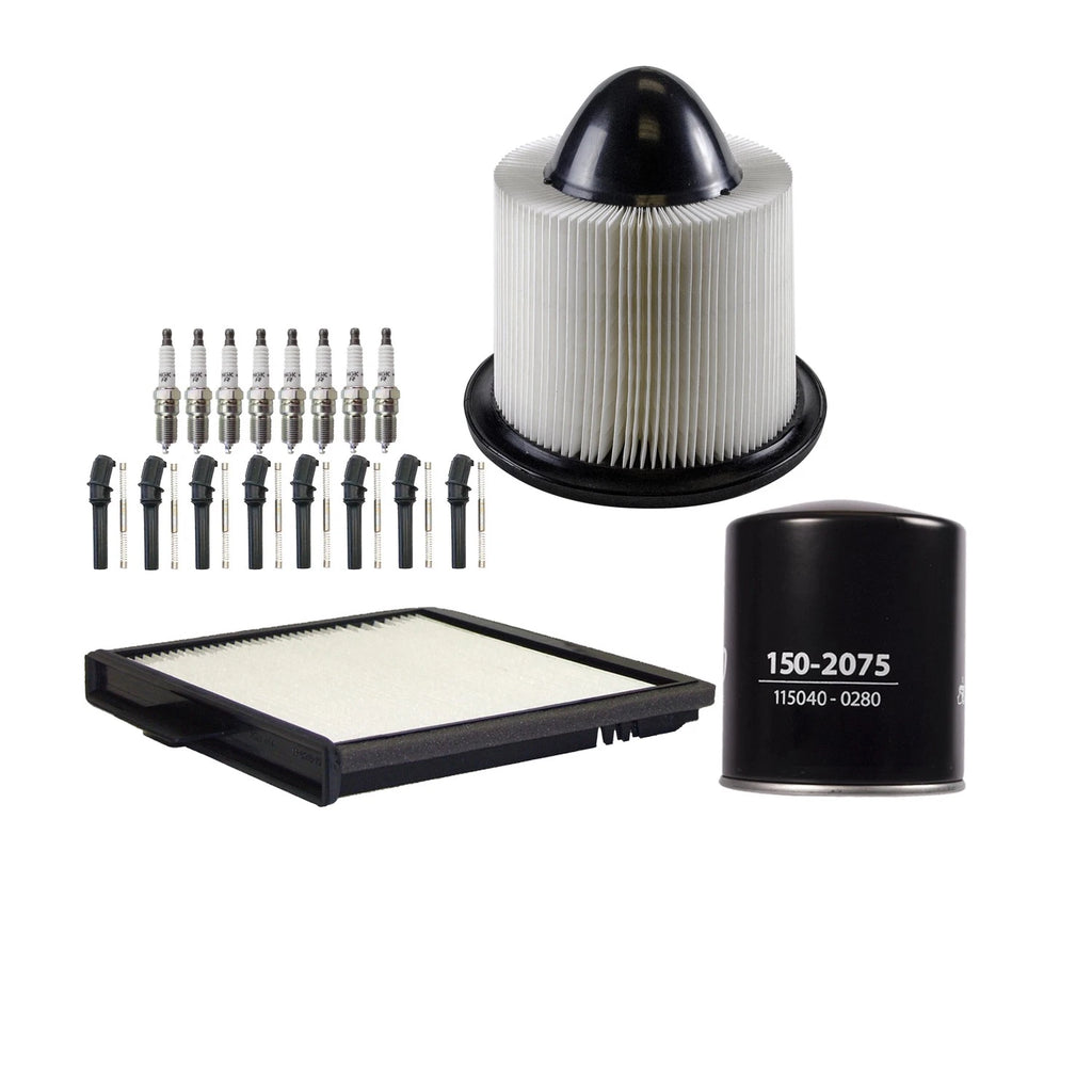 Tune Up Kit with 8 Spark Plugs & Boots for Ford Expedition F-150 F-350