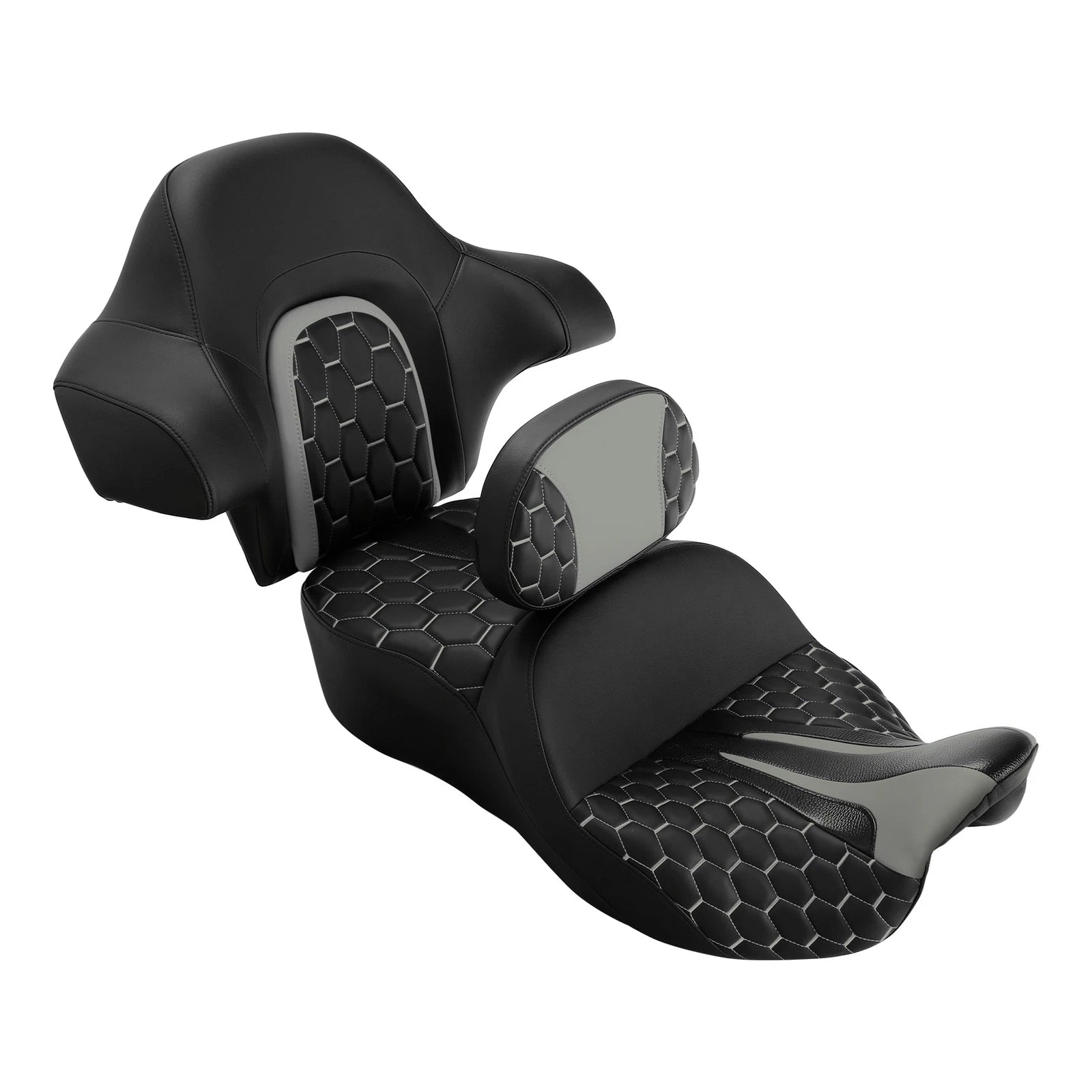 Gel Seat Backrests for Harley Touring Street Glide (2014–2023)