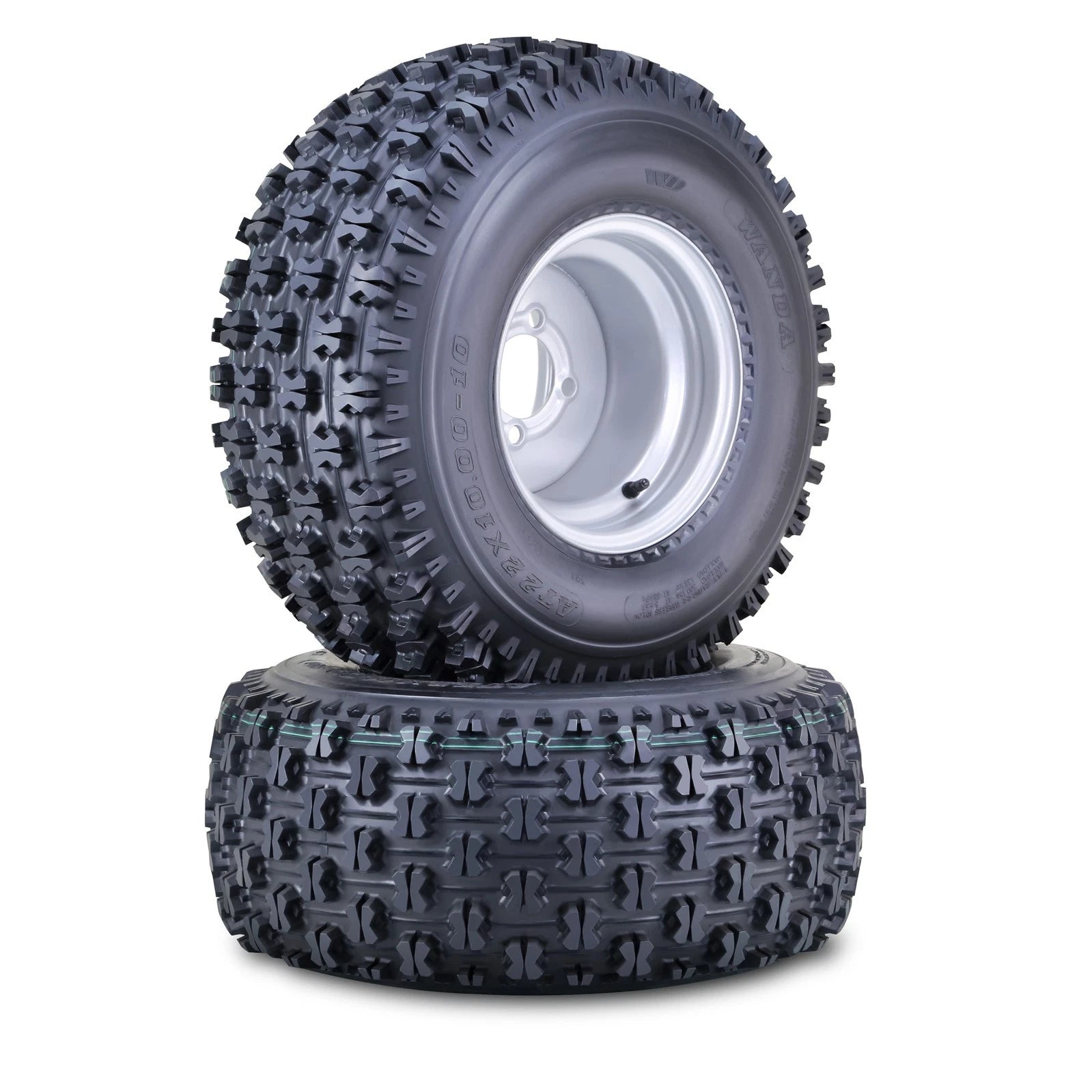 Set of 2 Sport ATV Tire Wheel Assembly for WANDA 22X10-10 (10089)