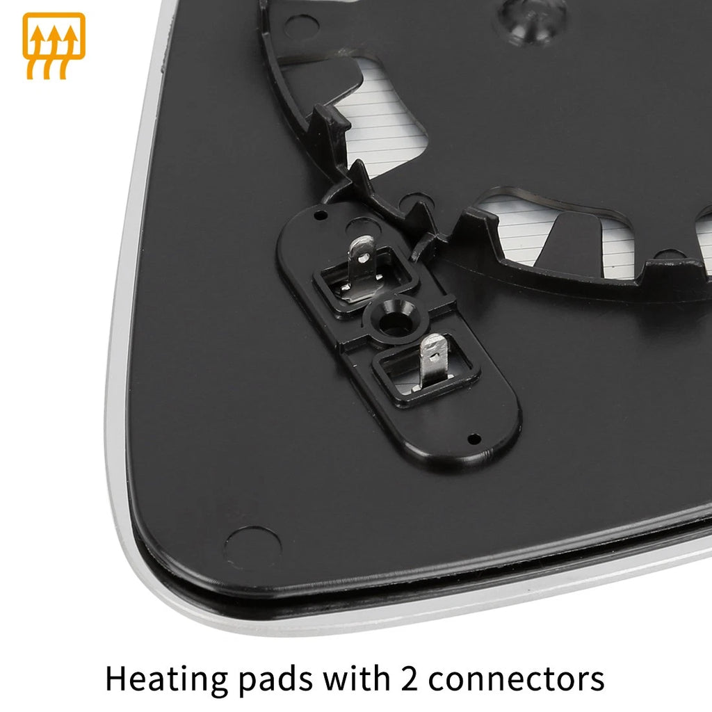 Heated Left Rearview Mirror Glass with Backing Plate for BMW 750i (2013–2015)