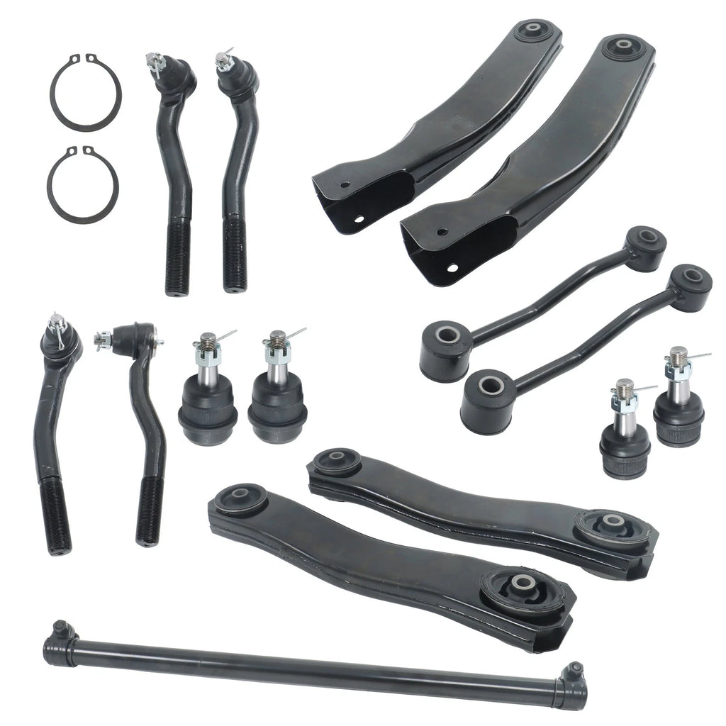 15PCS Control Arms and Tie Rods for Jeep Grand Cherokee (1999–2004)