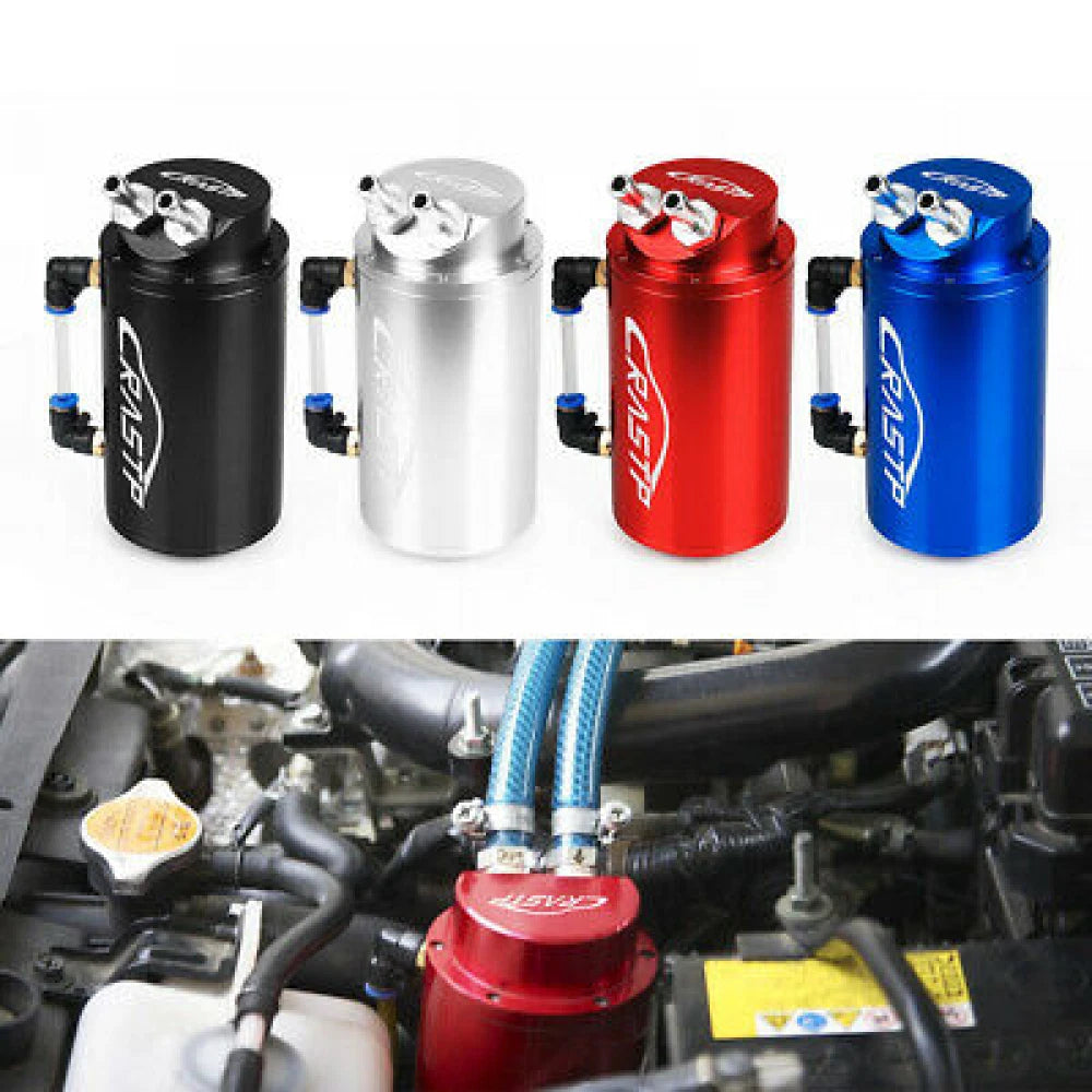 Aluminum Engine Oil Catch Tank Can Reservoir for Car