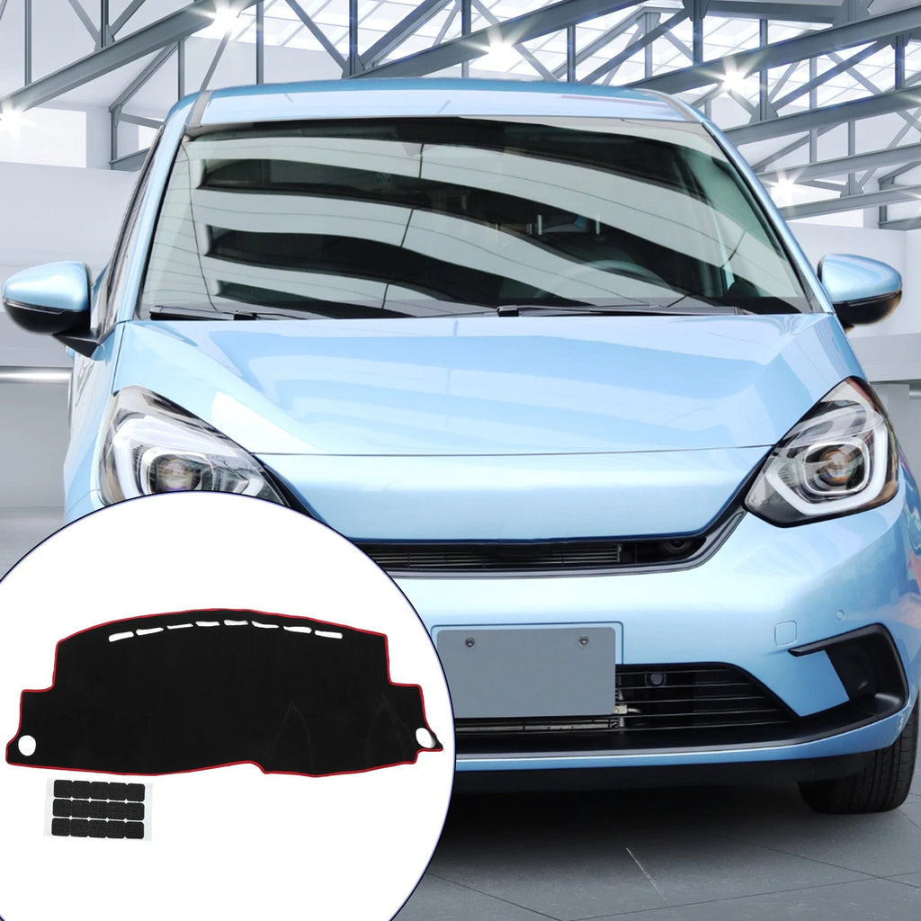 Dashboard Cover Mat for Honda Vezel RU1/2/3/4 (2013–2020) Black Red Set