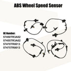 4 x ABS Wheel Speed Sensors for Honda Civic (2012-2013)