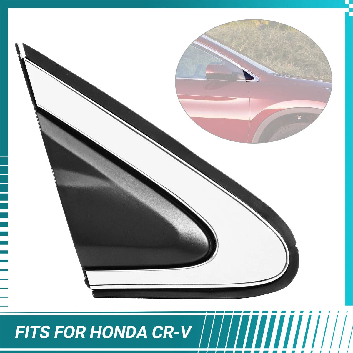 Right Side Mirror Corner Triangle Cover Trim for Honda CR-V (2012–2016)